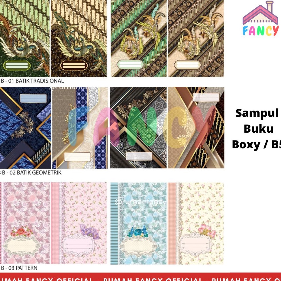 

Terbaru [1PAK] ISI 20 LEMBAR Sampul Buku Boxy / Kwarto SIMPATY Batik Tradisional Pattern Bunga Flower Ornament TEBAL