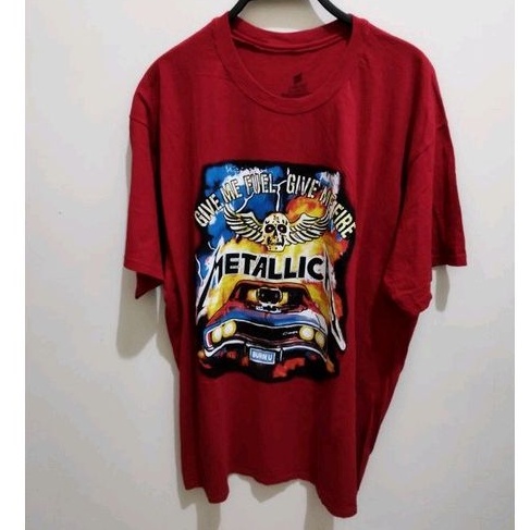 Kaos Band Metallica by Hanes Built Up Original