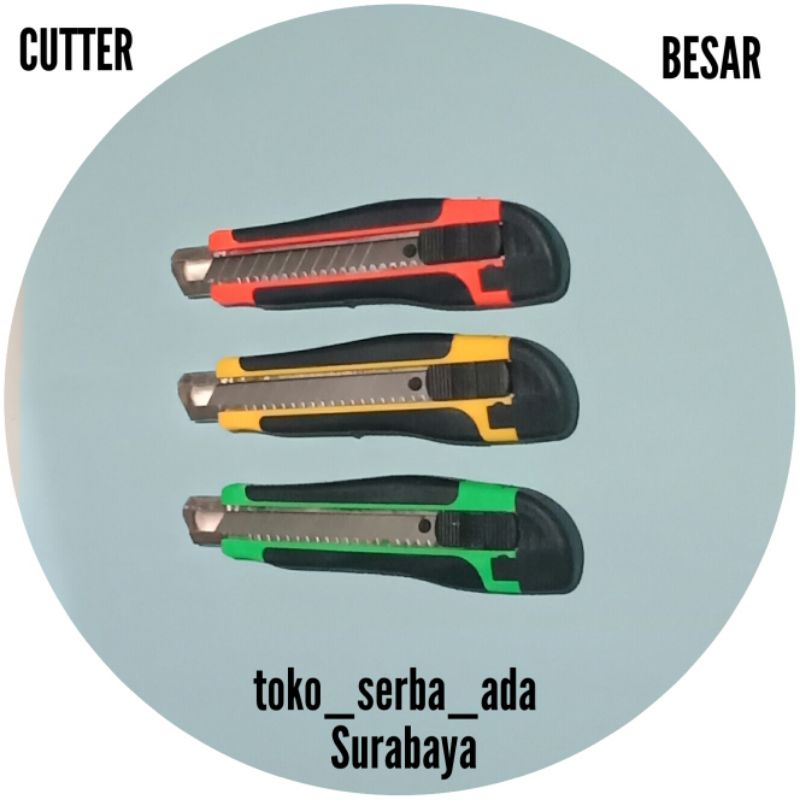 

Cutter besar gagang lapis karet pisau (K: 2.167.430)