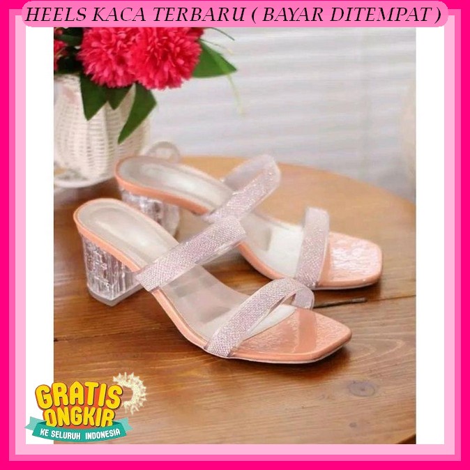 Sendal Pesta Wanita Import Terbaru Hels Mewah Elegan High Hils Pesta Wanita Kekinian Remaja Perempua