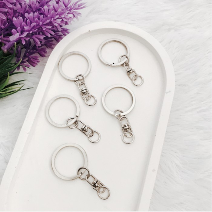 Ring Gantungan Kunci Tebal / Putar