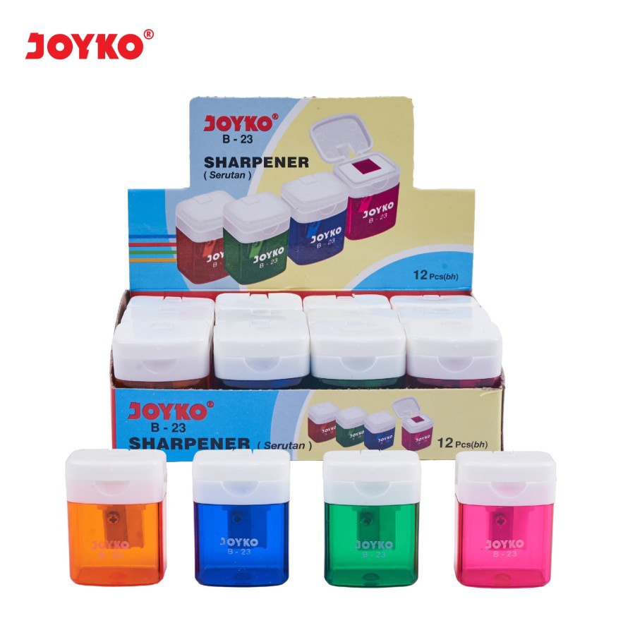 

Joyko Sharpener B-23 (Tong 1 Lubang) - ( 1 Pack - 12 Pcs ) ( IRRA STORE )