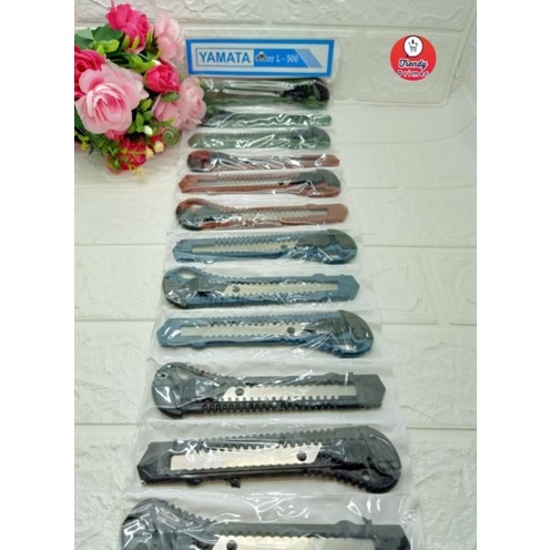 

✹Ready AJLZ9 Pisau cutter besar murah bagus isi 12 pcs Z69 Diskon