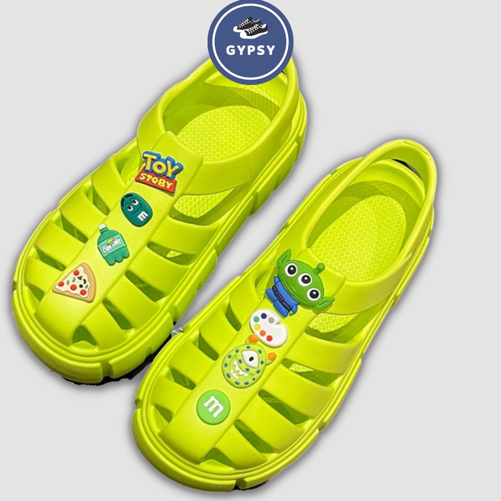 Harga Termurah.. Gypsy - Sandal Crocs GRATIS Jibbitzs Clogs Wanita Sendal Cewek Import Hiasan Kartun