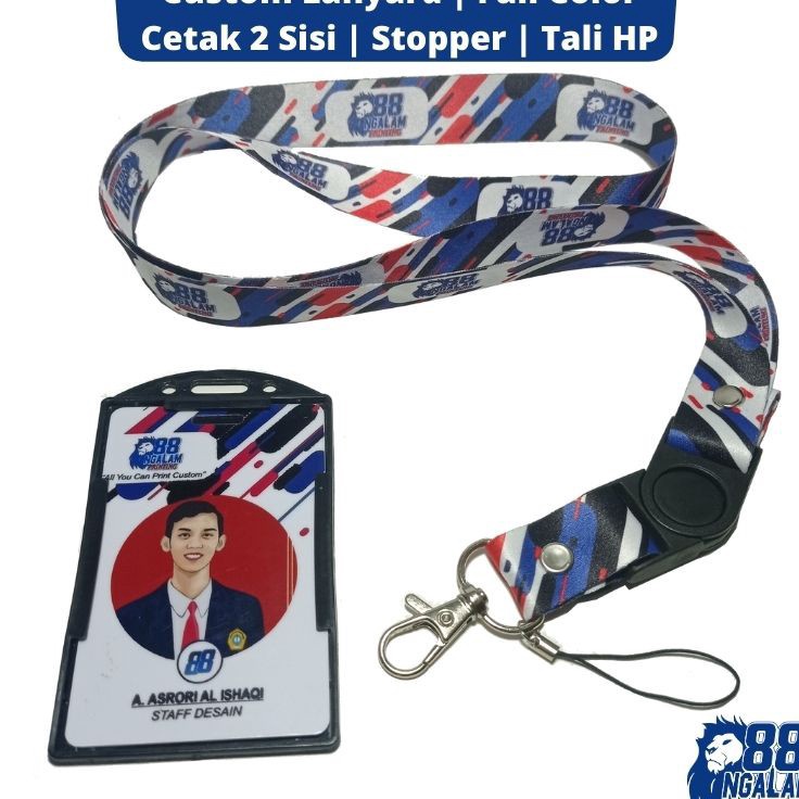 

Laris KYSI9 Tali Lanyard Fullset Custom Lanyard Tali Gantungan ID Card Custom P85 ⁂Terkini