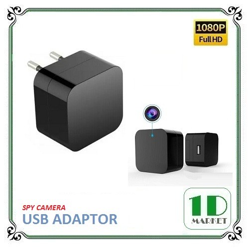 Spy Cam USB Adaptor Charger 1080P - Kamera Pengintai - Hidden Camera