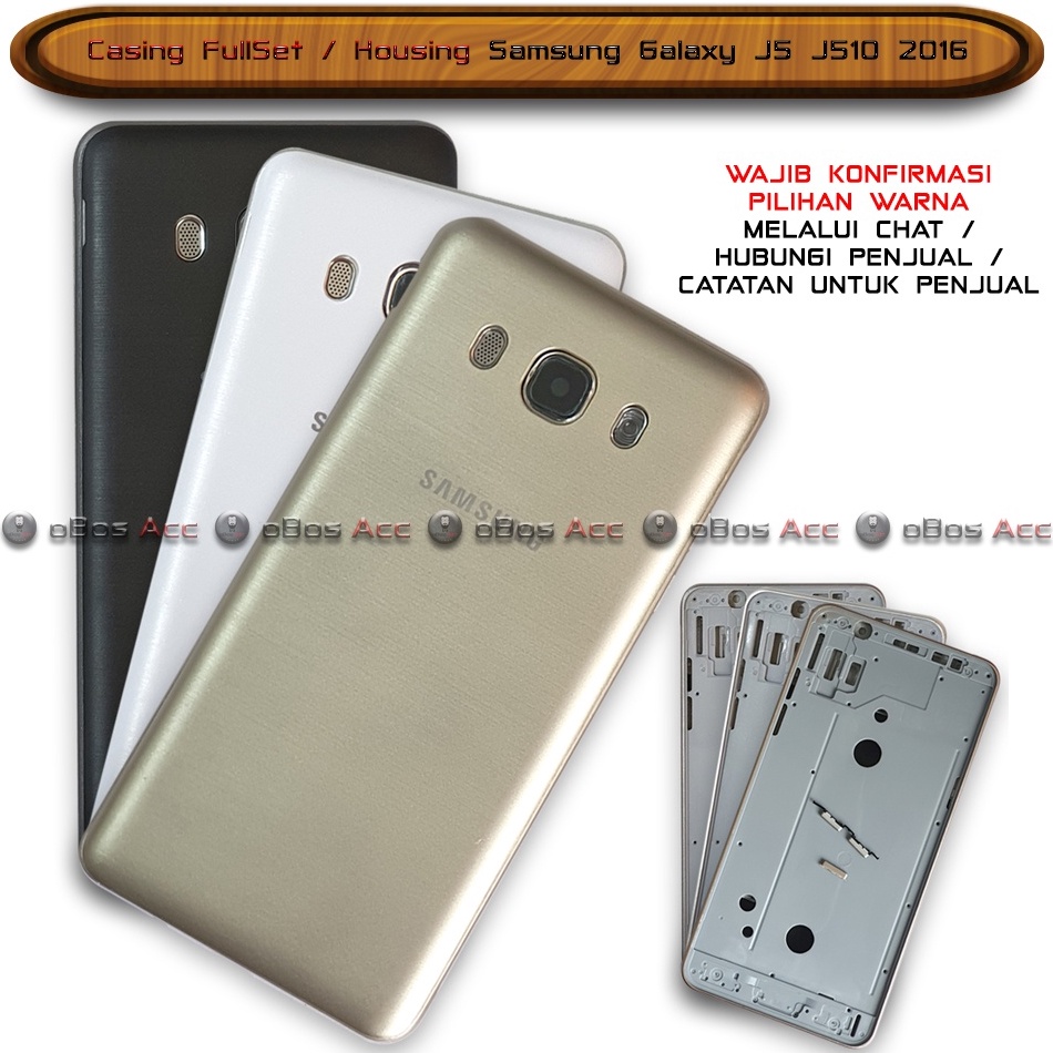Harga Bersahabat.. Casing FullSet HP Housing Samsung Galaxy J5 J510 2016 Full Set