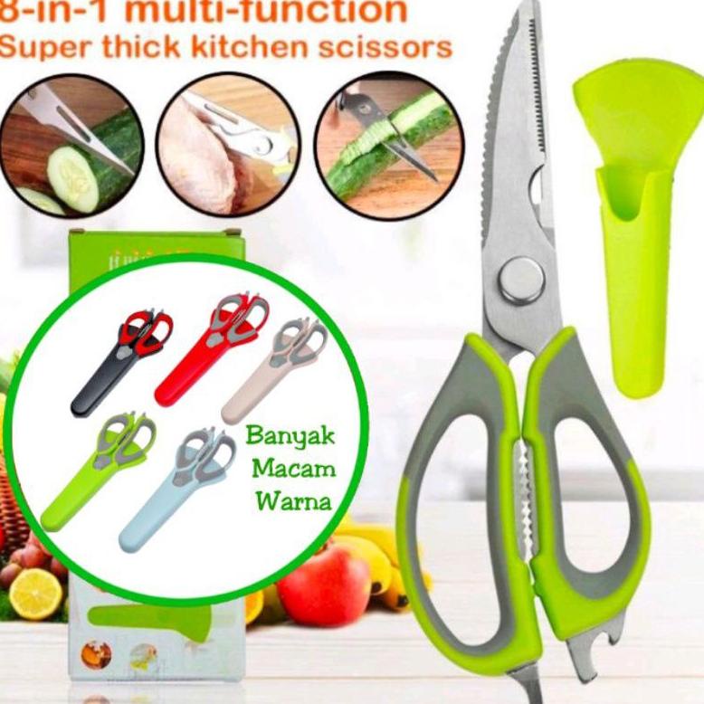 

Trending {Hj_888}Gunting Dapur Serbaguna Multifungsi 8In1