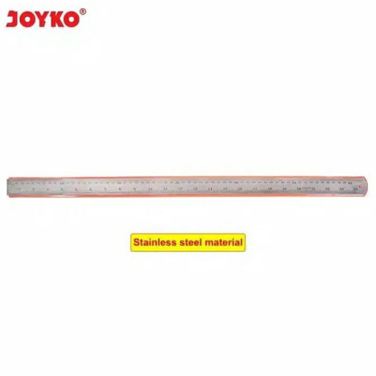 

→Best Seller↓ KITS9 Stainless Steel Ruler / Penggaris Besi Joyko RL-ST60 60 cm 60cm B54 ➬Ready Stock