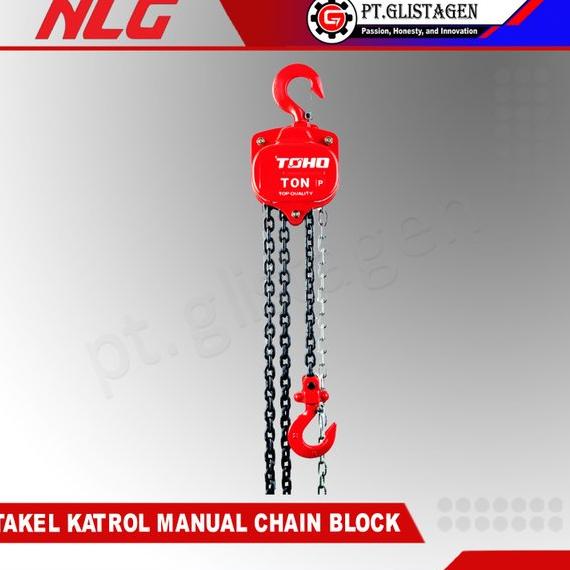 CHAIN BLOCK 1.5Ton x 5Meter Chain Hoist Katrol Kerekan Manual Takel