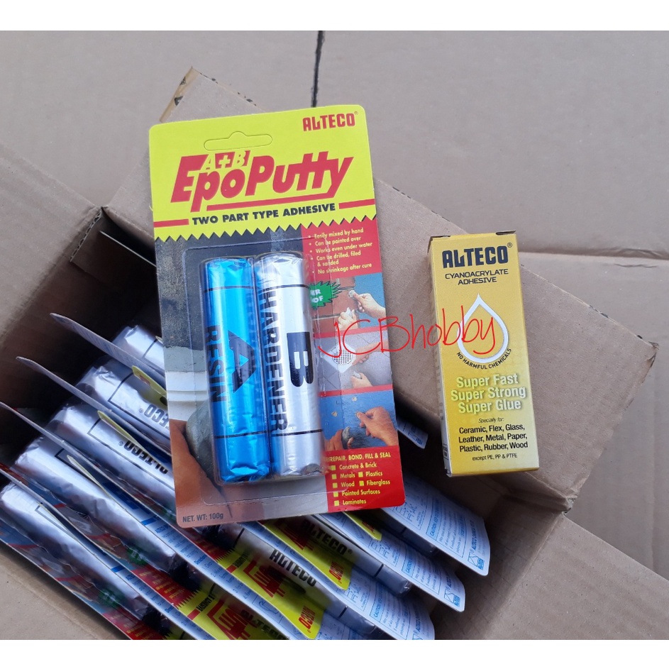 

❤[PROMO MURAH!!!]❤ Lem Epo Putty ALTECO PORTING 100 g BELI DUA BELAS BIJI BONUS SATU BIJI LEM ALTECO BOTOL