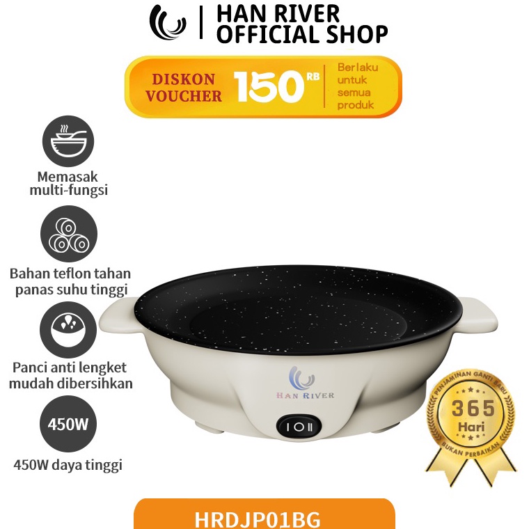 SALE. HAN RIVER  Panci Elektrik/panci listrik/Panci BBQ/Panci Panggang Elektrik Grill