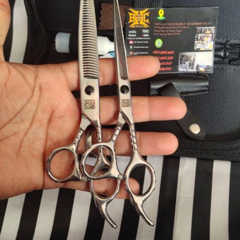Tren Terbaru.. Set gunting rambut potong sasak penipis KORYU NIKKO GY500 ORIGINAL paket alat potong 