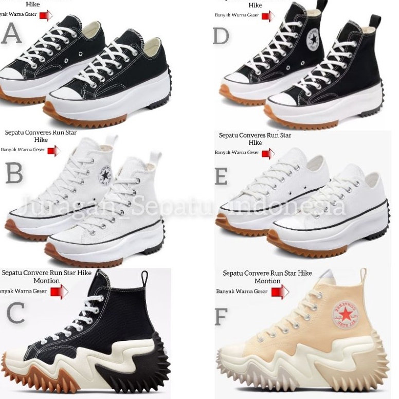 MURAH. Sepatu ConverseRun Star hike Sepatu ConverseRun Star Hike Sepatu ConverseRun Star Hike Wanita