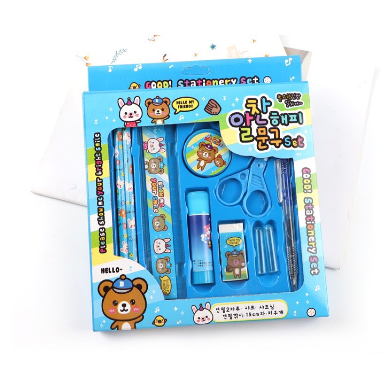 

UK1 ALAT TULIS SET 9IN1 / ALAT TULIS KARAKTER / SET ALAT TULIS ANAK / STATIONERY SET / PAKET ALAT