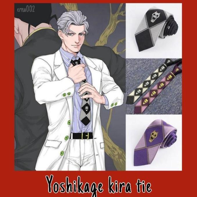 YOSHIKAGE KIRA TIE | DASI JOJO BIZARE ADVENTURE | DASI YOSHIKAGE KIRA