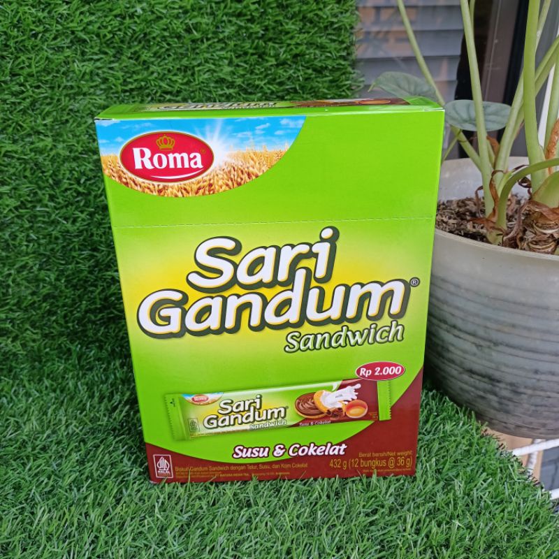 ROMA SARI GANDUM 1 BOX ISI 12PCS