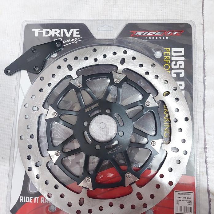 Piringan Cakram Shogun 125 Smash 300Mm +Breket Mos