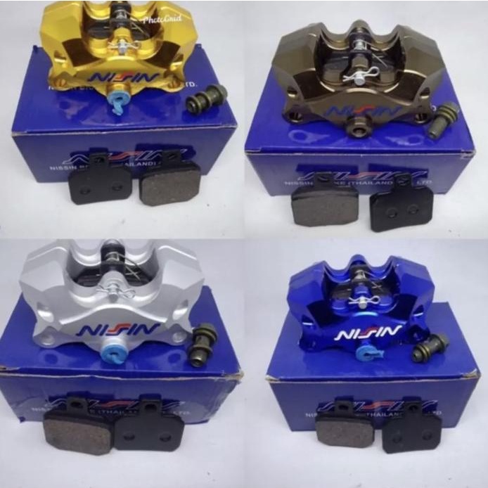 Kaliper Nissin / Kepala Babi Nissin 2 Piston Semua Motor