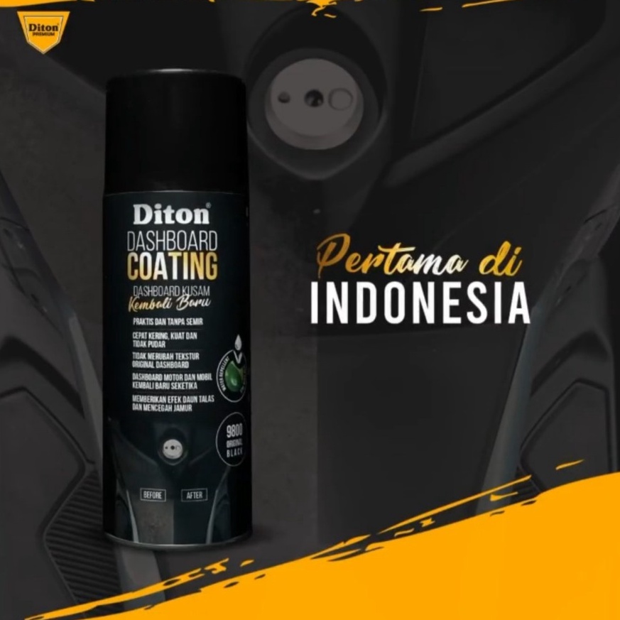 Terbaik.. PILOK DITON DASHBOARD COATING HITAM ORIGINAL 9800 | Bisa untuk Mobil Motor