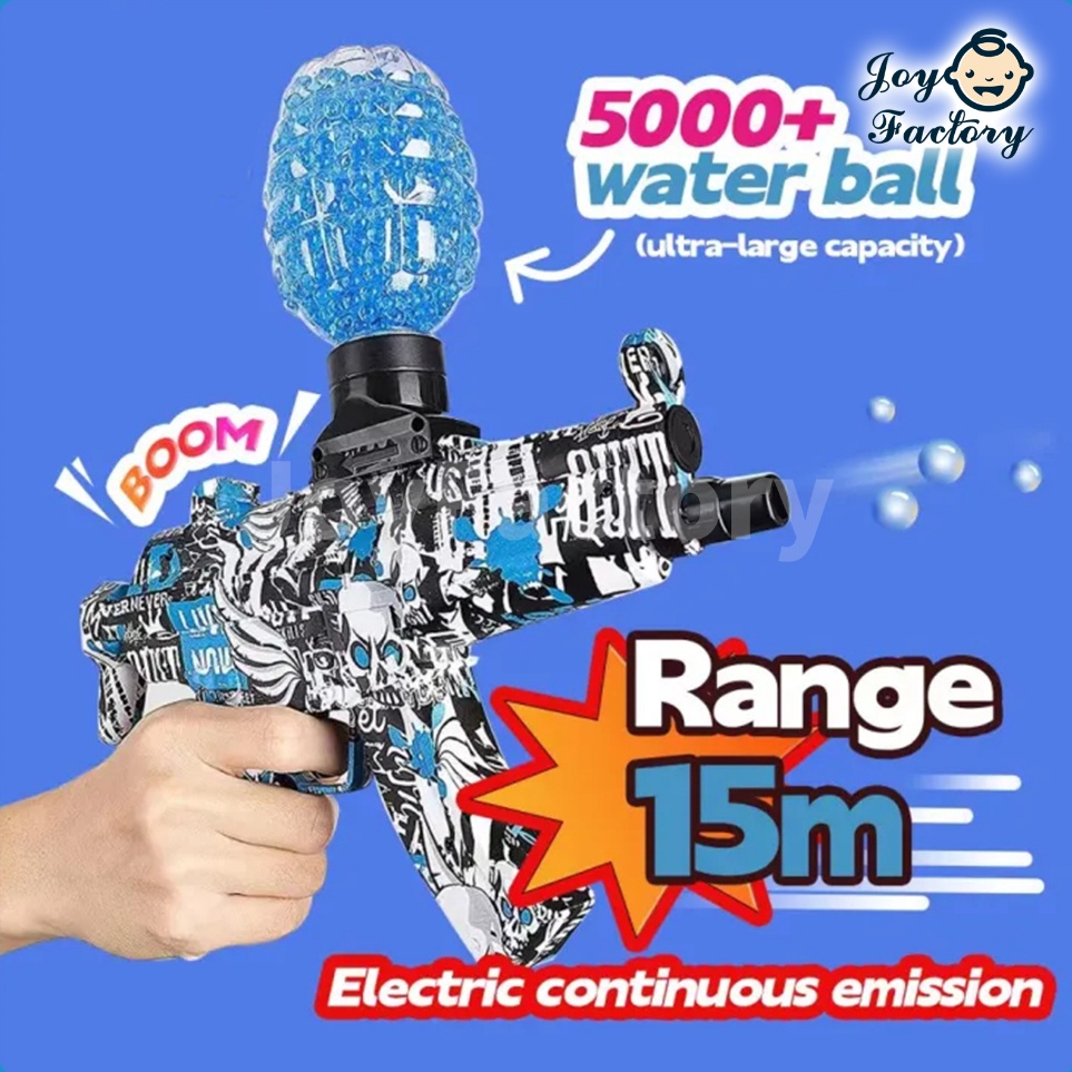 웃Vyb High Speed Pistol Mainan Anak Anak Senjata Mainan Peluru Gel Tembakan Air Blaster Gun Mainan Te