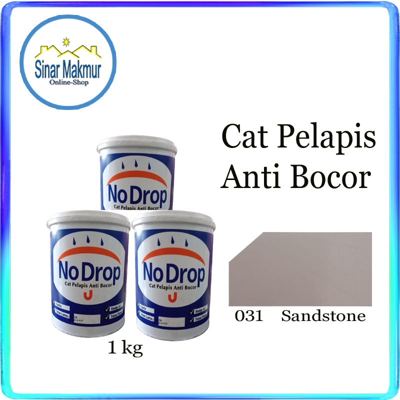 Cat Pelapis Anti Bocor 1 KG 031 Sandstone Cat Tembok Waterproofing (NO DROP)