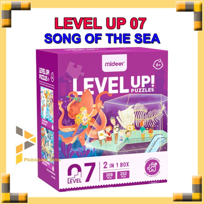 Mainan Edukasi Anak Puzzle Mideer Advanced Puzzle Up Level 7 Level 8 Mainan Edukasi Anak 5-6 Thn