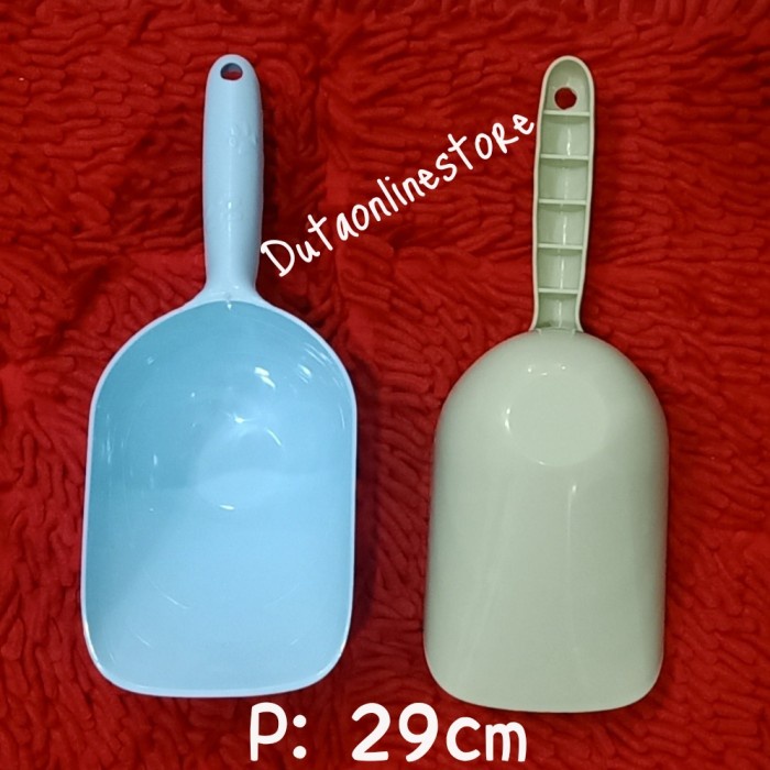 Terlaris Serokan Es Batu Sendok Sekop Tepung Beras Plastik Besar Jumbo Tebal