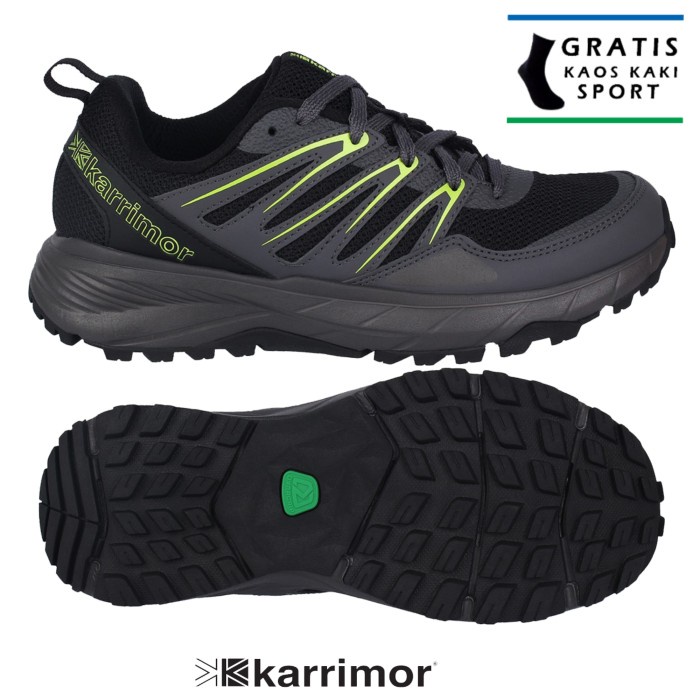 TERBARU Sepatu Lari Wanita Karrimor Caracal Running Trail Original Warna Hitam