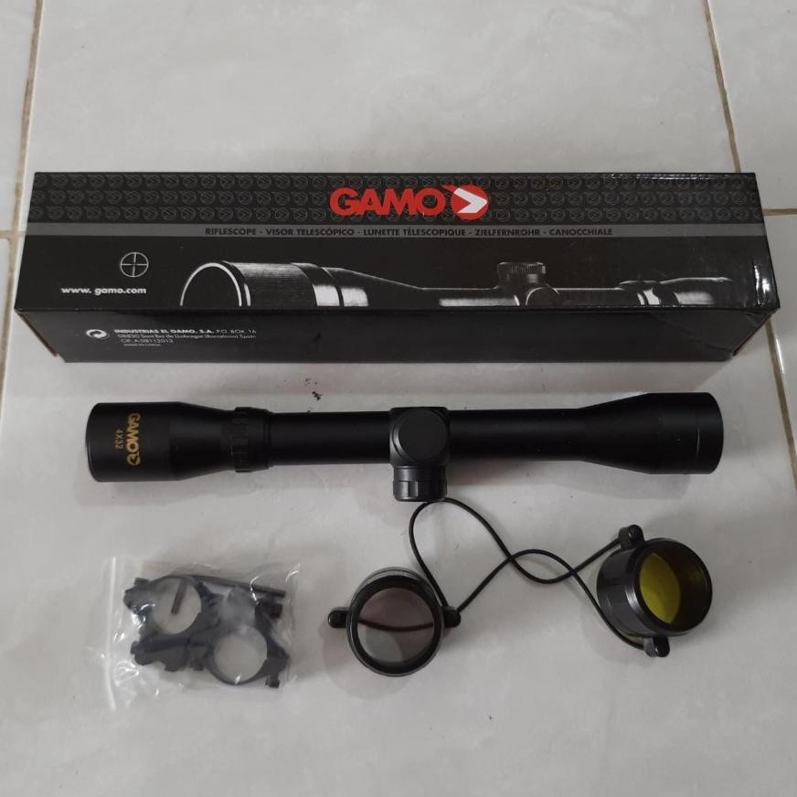 Kualitas terbaik] Telescope Gamo 432 Mildot Tutup Tali
