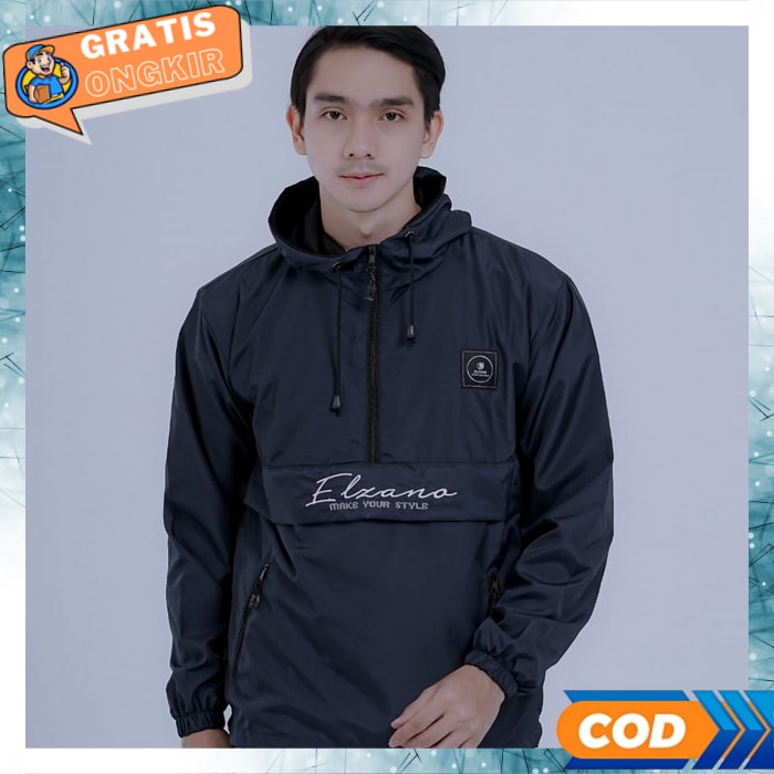 Jeket Parasut Olahraga Pria Anti Air Pria Waterproof Original Jaket Parasit Kekinian Keren Parasut P