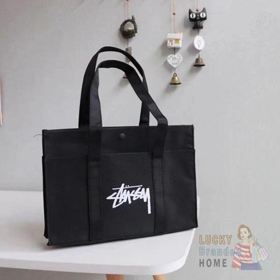 Tas STUSSY Military Green Tote Bag - 100% ORIGINAL Stussy from Japan
