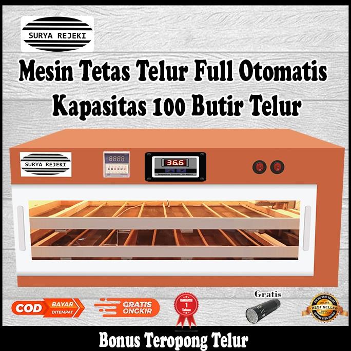 Mesin Tetas telur kapasitas 100 telur ayam, bebek dan burung otomatis