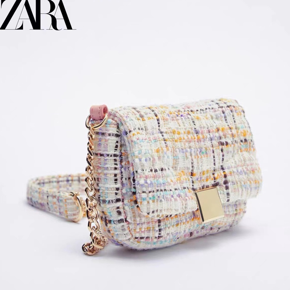 Terbaru.. TAS WANITA SLING BAG ZARA4 MINI KAIN / TAS SELEMPANG MINI KAIN TERBARU / TAS MODERN KUALIT