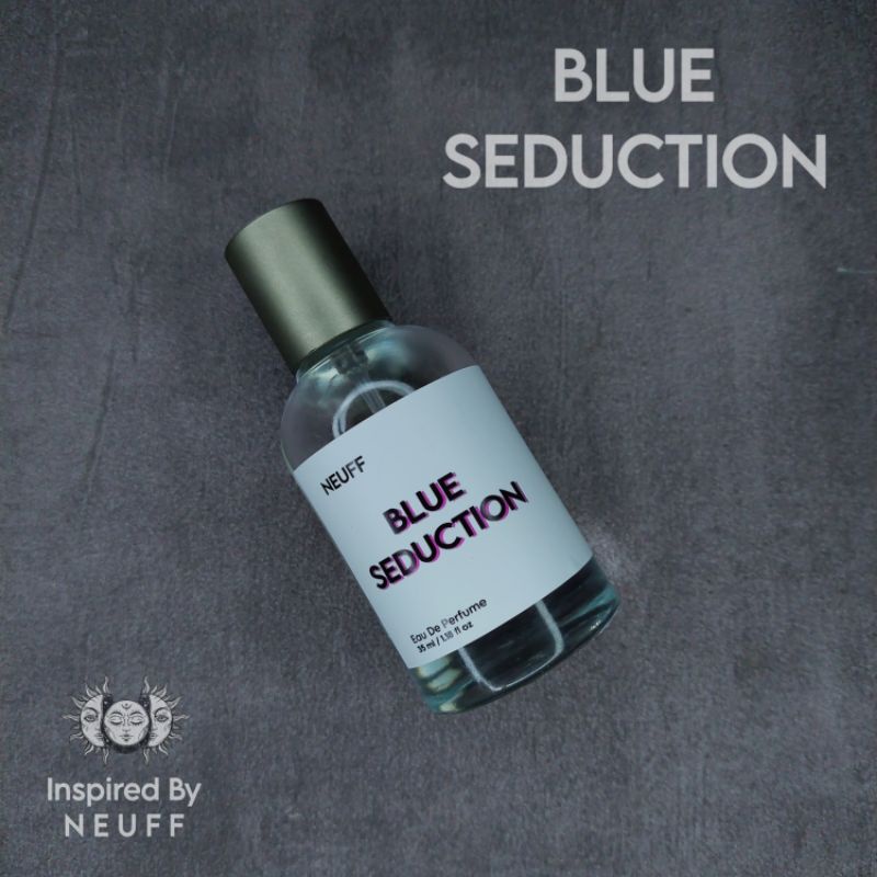NEUFF Parfume BLUE SEDUCTION Parfum Pria Lembut Wangi Segar Tahan Lama