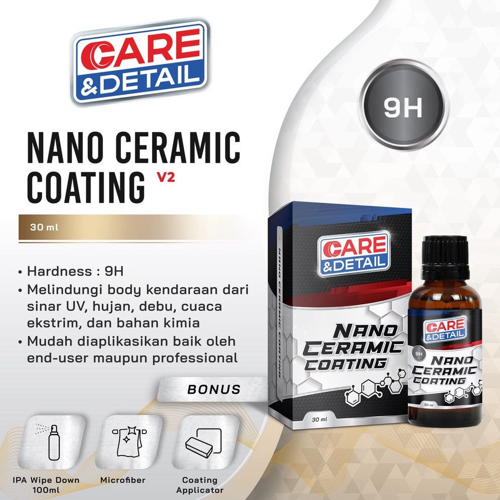 HARGA SPESIAL. 9H NANO CERAMIC COATING by Care & Detail | Body Mobil Motor Premium Coating