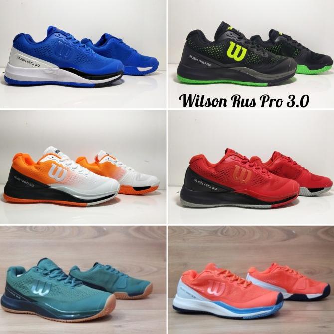 Sepatu Tenis Pria Wilson Rush Pro 3.0 For man Original premium