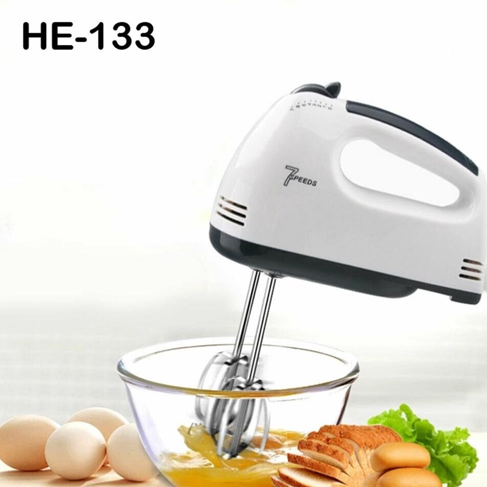 ｀ HE-133 Pengocok Telur Kue Scarlett 7-Speeds Super Hand Mixer l Produk Premium ❤.