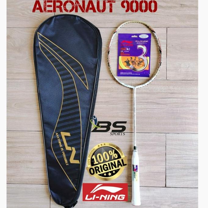 RAKET BADMINTON LINING AERONAUT 9000 ORIGINAL