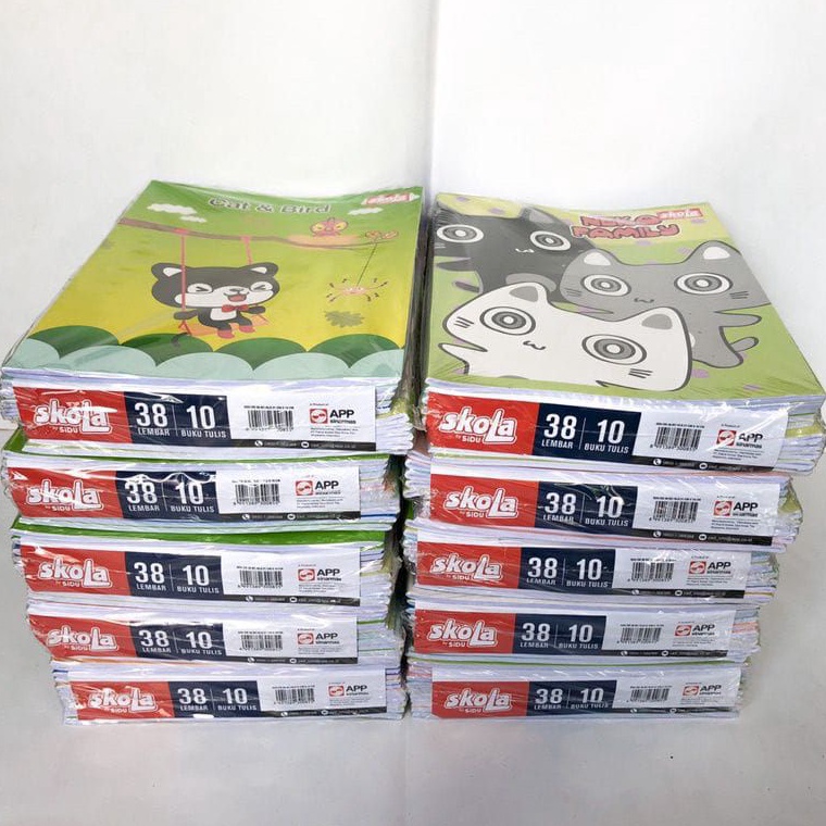 

1Pak Buku Tulis / Buku Sidu 38 SKOLA / buku sidu murah / buku sidu →Diskon