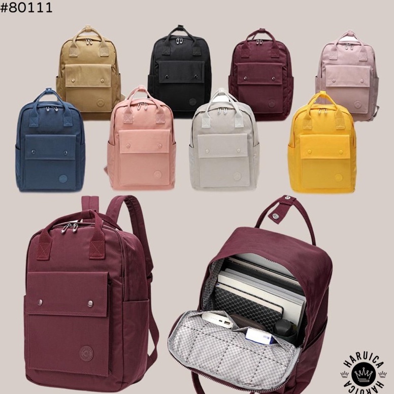 STOK TERBATAS HARUICA BAG 80111 - tas sekolah ransel - tas laptop - tas ransel - ransel - backpack -