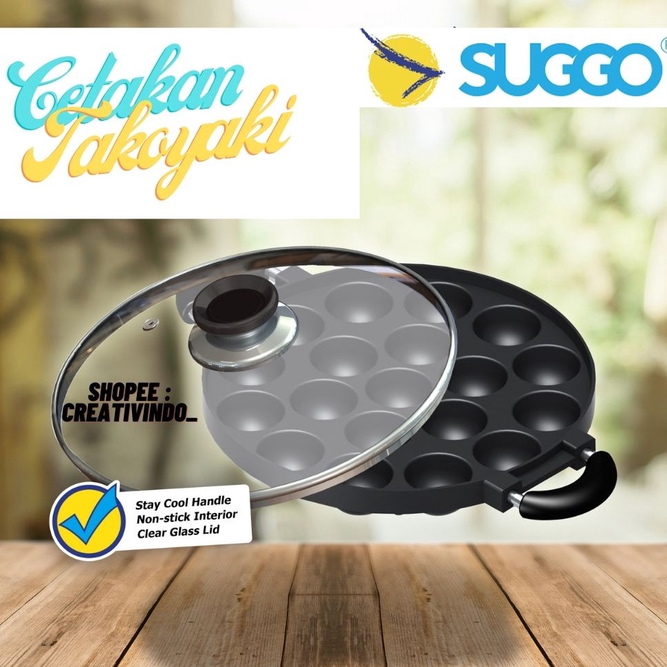 Terbaru.. CETAKAN KUE TAKOYAKI - CETAKAN 19 LUBANG - TAKOYAKI PAN - ORIGINAL - CETAKAN 19 SUGGO - CE