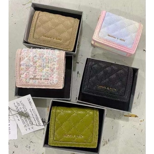 PALING LARIS. TAS WANITA CK677 MINI WALLET SLING BAG | DOMPET CK MICAELA QUILTED CARD HOLDER|IMPORT 