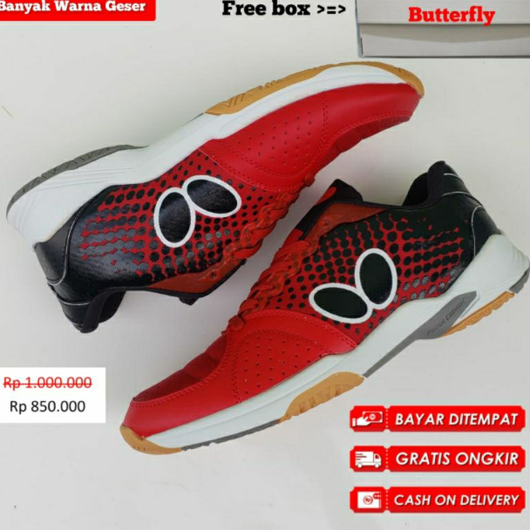 MURAH BANGET. Sepatu Butterfly Sepatu Tenis Meja Butterfly Sepatu Butterfly Sepatu Olahraga Tenis Me