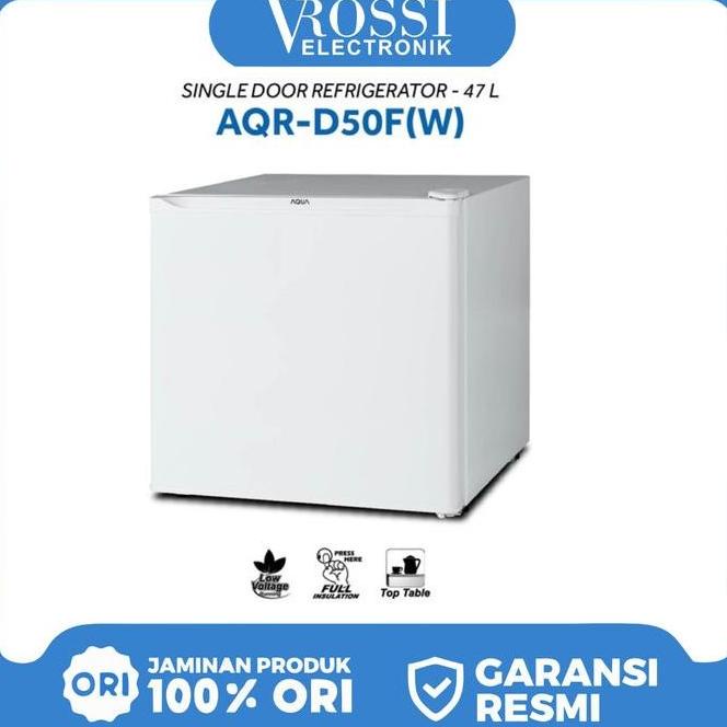Ready Aqua Japan Kulkas Portable Mini Bar Aqr-D50F 47 Liter - Putih Lilyagnesiashop
