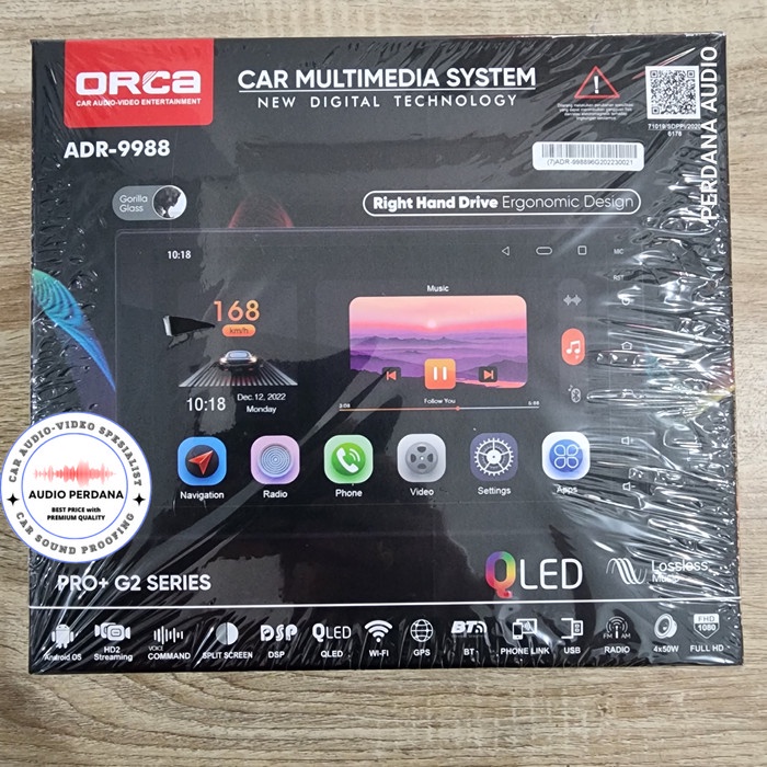 Terlaris Head Unit Android Auto Carplay Orca Adr 9988 Pro+ Plus 7 Inch