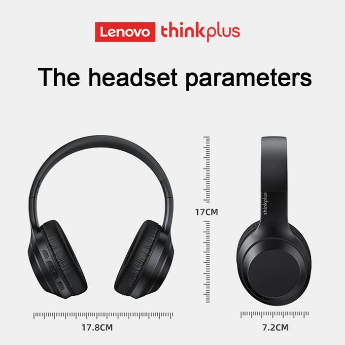 Thinkplus Lenovo - Headphone - Th10 Headphone Wireless Bluetooth 5.0