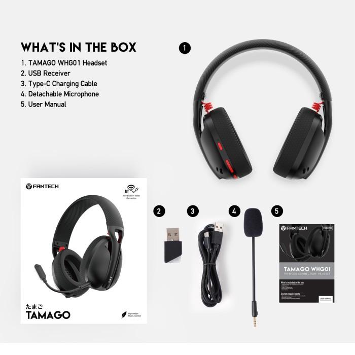 Fantech Tamago Wireless Bluetooth Headset Headphone