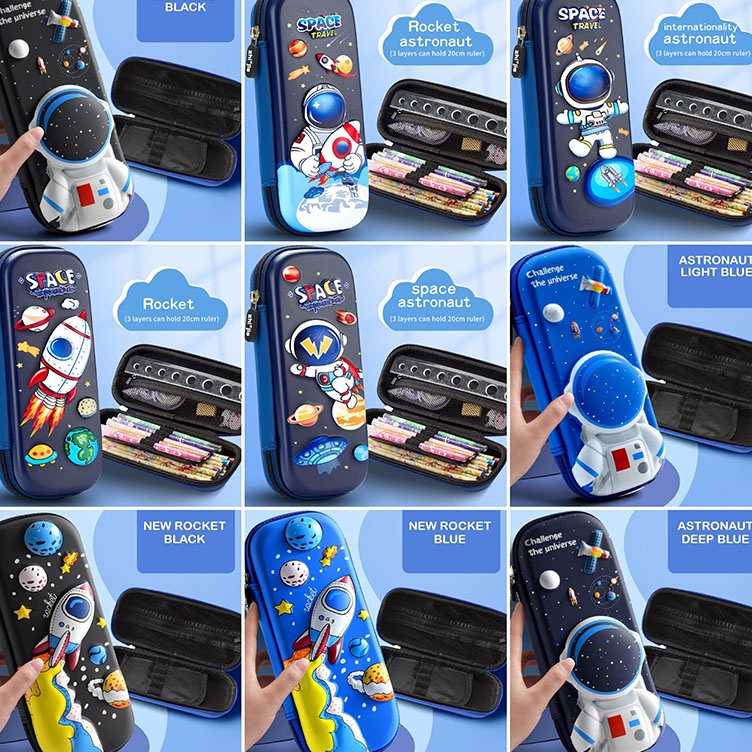 

Readystock Kotak pensil 3D tempat pensil hardtop cowo DINO ASTRONOT 6D kado ultah anak keren tempat pensil anak laki laki