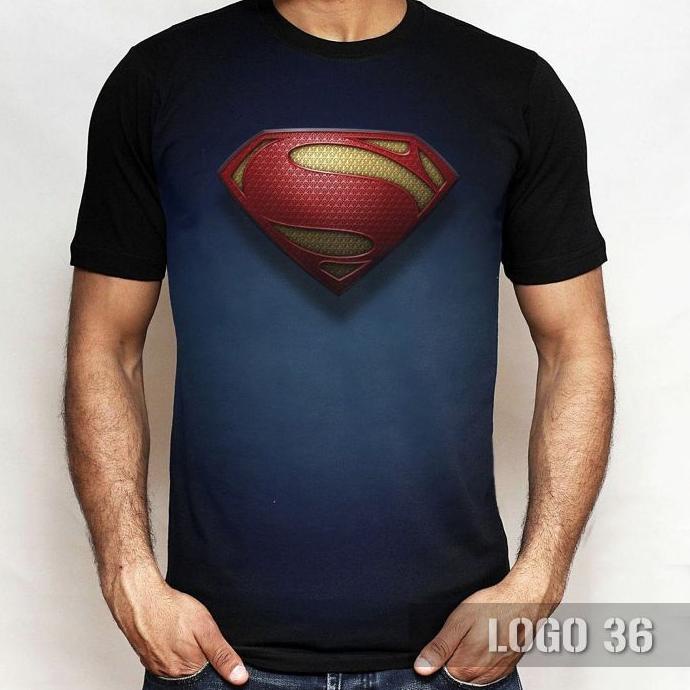 KAOS SUPERMAN LOGO BAJU SUPERHERO 3D DISTRO TSHIRT DEWASA ANAK